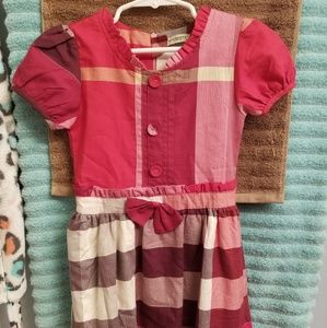 Burberry Little girls size 4T dress worn once!